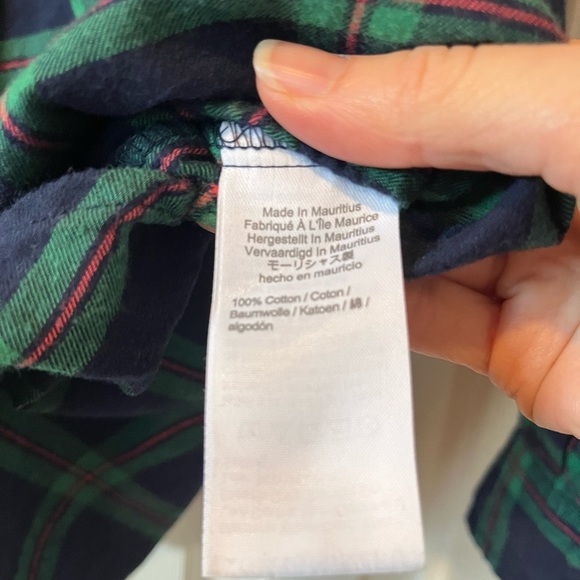 J.Crew XS plaid flannel popover - Picture 7 of 11